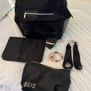 BEIS Diaper Bag Backpack with Accessories